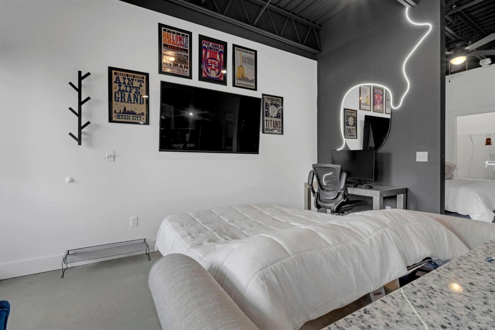New Studio Sleeps 4 - 7 Mins To Dwtn Nashville Exteriér fotografie
