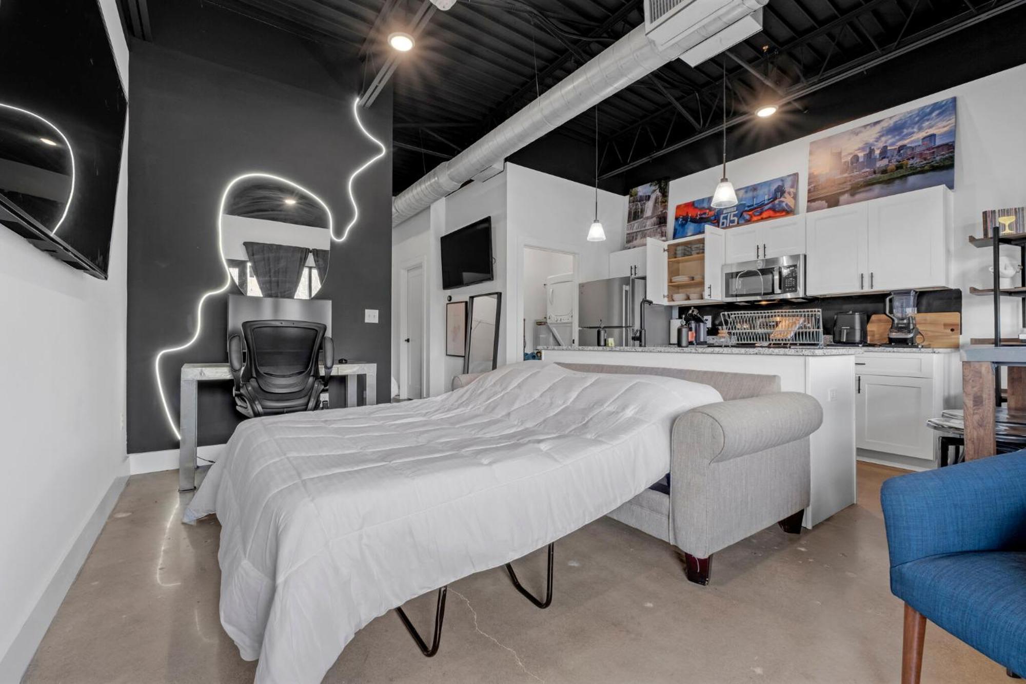 New Studio Sleeps 4 - 7 Mins To Dwtn Nashville Exteriér fotografie
